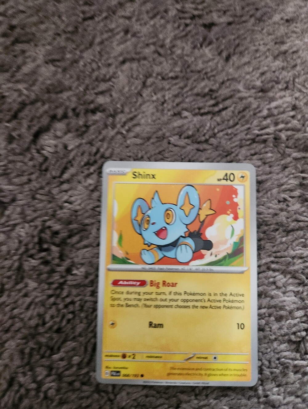Shinx 068/193 Common Scarlet & Violet: Paldea Evolved Pokemon TCG